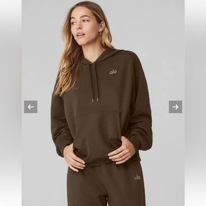 Alo Yoga Brown Accolade Hoodie